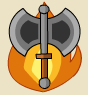 The Icon representing Fire's Fury