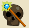 The Icon representing Bliched Staff of Thanatos